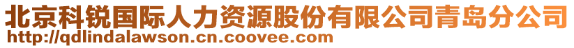 北京科锐国际人力资源股份有限公司青岛分公司