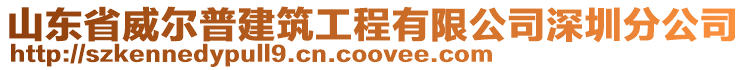 山東省威爾普建筑工程有限公司深圳分公司