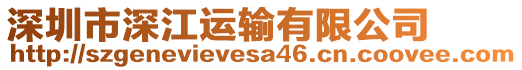 深圳市深江運(yùn)輸有限公司