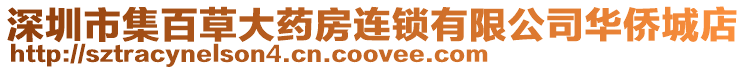 深圳市集百草大藥房連鎖有限公司華僑城店