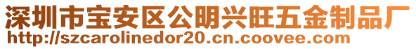 深圳市寶安區(qū)公明興旺五金制品廠