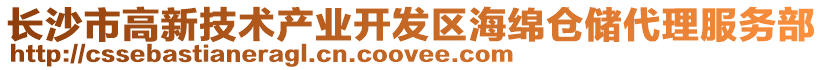 長沙市高新技術(shù)產(chǎn)業(yè)開發(fā)區(qū)海綿倉儲代理服務(wù)部