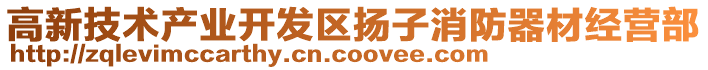 高新技術產業開發區揚子消防器材經營部