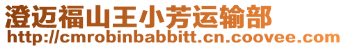 澄邁福山王小芳運輸部