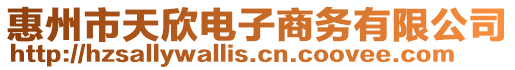 惠州市天欣電子商務有限公司