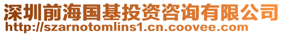 深圳前海國(guó)基投資咨詢有限公司
