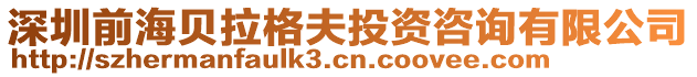 深圳前海貝拉格夫投資咨詢有限公司