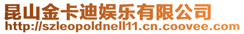 昆山金卡迪娛樂有限公司