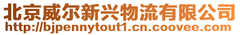 北京威爾新興物流有限公司