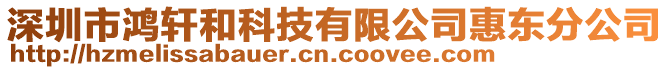 深圳市鴻軒和科技有限公司惠東分公司