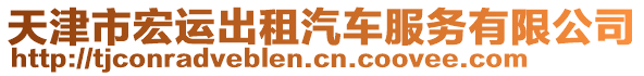 天津市宏運出租汽車服務有限公司
