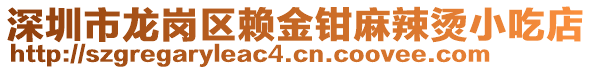 深圳市龍崗區(qū)賴(lài)金鉗麻辣燙小吃店