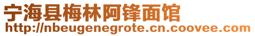 寧海縣梅林阿鋒面館