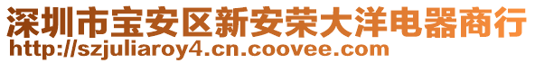 深圳市寶安區新安榮大洋電器商行