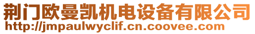 荊門歐曼凱機電設備有限公司
