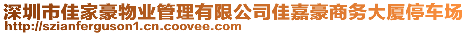 深圳市佳家豪物業管理有限公司佳嘉豪商務大廈停車場