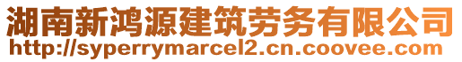 湖南新鴻源建筑勞務(wù)有限公司