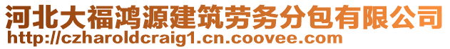 河北大福鴻源建筑勞務分包有限公司