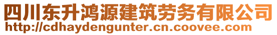 四川東升鴻源建筑勞務(wù)有限公司