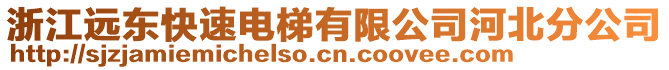 浙江遠東快速電梯有限公司河北分公司