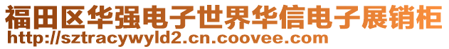 福田區(qū)華強電子世界華信電子展銷柜