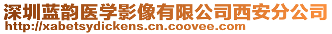 深圳藍(lán)韻醫(yī)學(xué)影像有限公司西安分公司