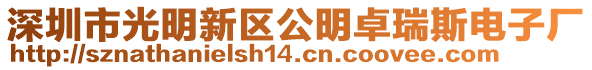 深圳市光明新區公明卓瑞斯電子廠
