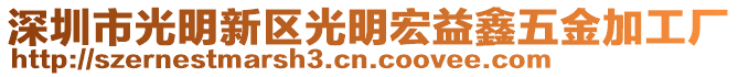 深圳市光明新區(qū)光明宏益鑫五金加工廠