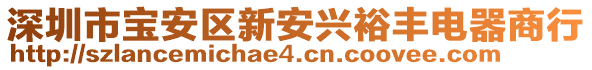 深圳市寶安區(qū)新安興裕豐電器商行