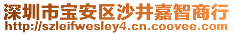 深圳市寶安區(qū)沙井嘉智商行