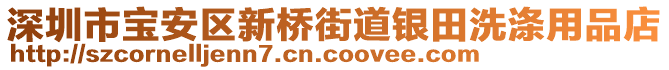 深圳市寶安區新橋街道銀田洗滌用品店