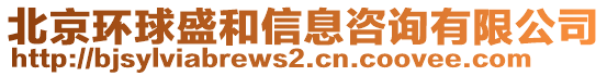 北京環(huán)球盛和信息咨詢有限公司