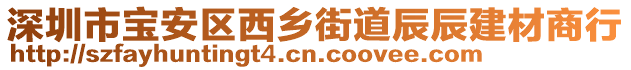 深圳市寶安區(qū)西鄉(xiāng)街道辰辰建材商行