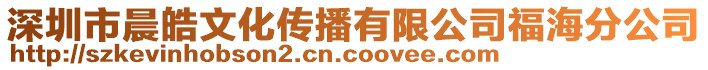 深圳市晨皓文化傳播有限公司福海分公司