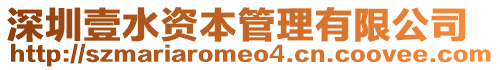 深圳壹水資本管理有限公司