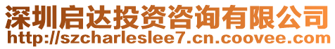 深圳啟達投資咨詢有限公司
