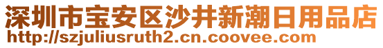 深圳市寶安區沙井新潮日用品店