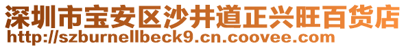 深圳市寶安區沙井道正興旺百貨店
