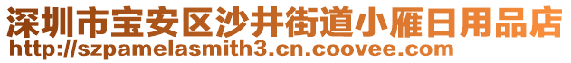 深圳市寶安區沙井街道小雁日用品店