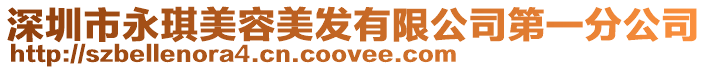 深圳市永琪美容美發有限公司第一分公司