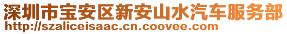 深圳市寶安區新安山水汽車服務部