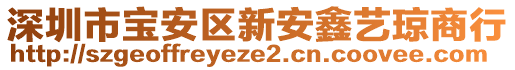 深圳市寶安區(qū)新安鑫藝瓊商行