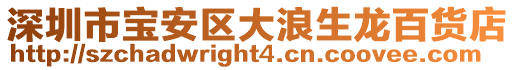 深圳市寶安區大浪生龍百貨店