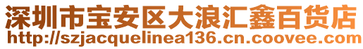 深圳市寶安區大浪匯鑫百貨店