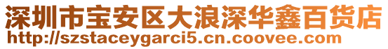 深圳市寶安區大浪深華鑫百貨店