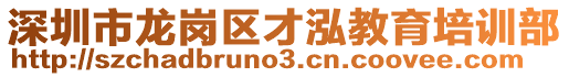 深圳市龍崗區(qū)才泓教育培訓(xùn)部