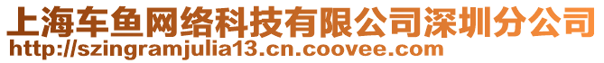 上海車魚網(wǎng)絡(luò)科技有限公司深圳分公司