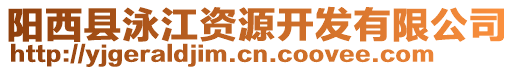 陽西縣泳江資源開發(fā)有限公司
