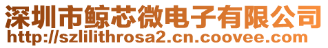 深圳市鯨芯微電子有限公司