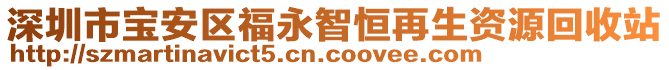 深圳市寶安區(qū)福永智恒再生資源回收站